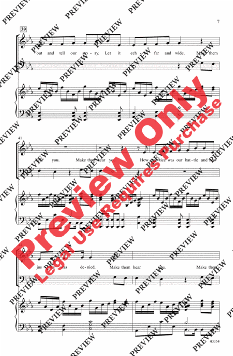 Make Them Hear You 3-Part scores gallery preview page 7