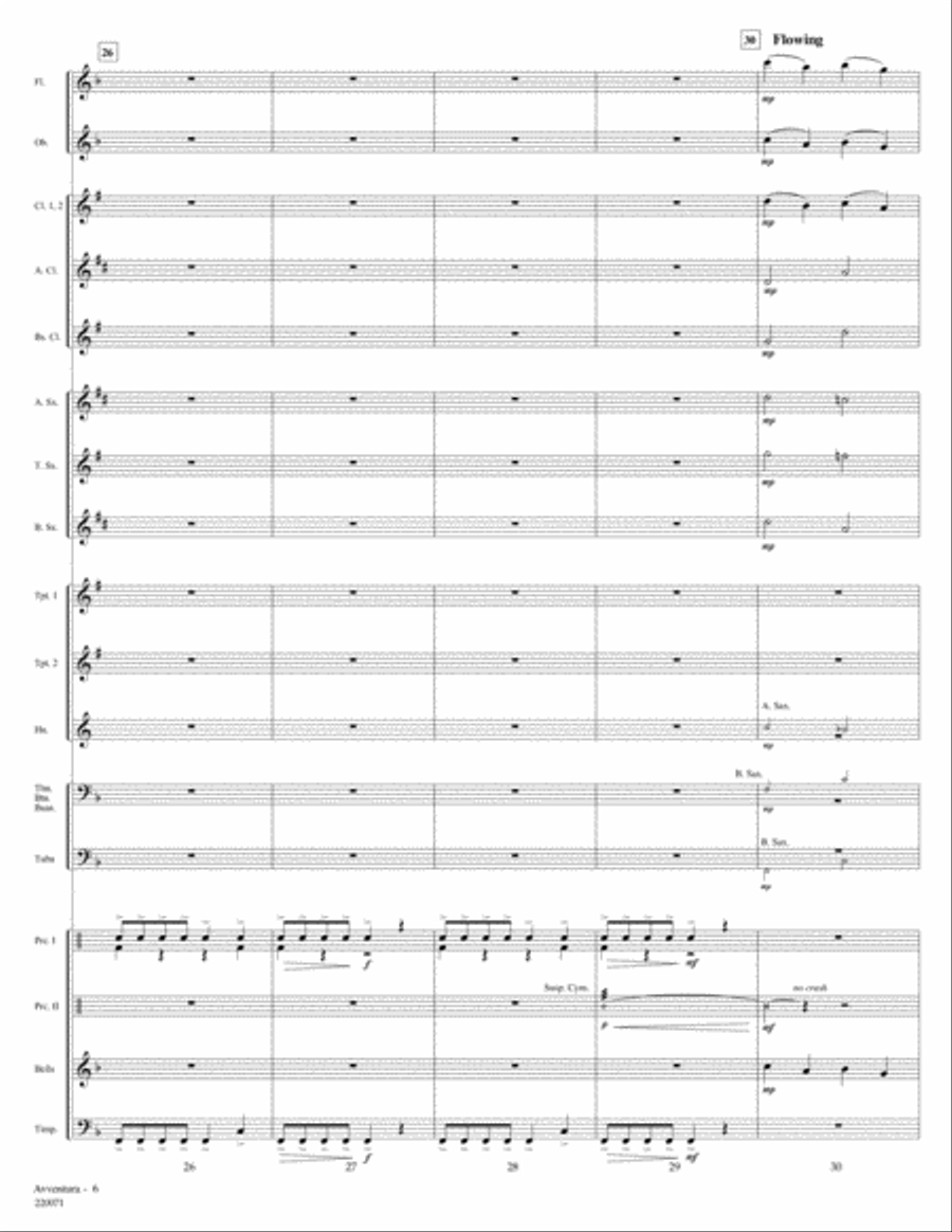 Avventura Concert Band scores gallery preview page 6