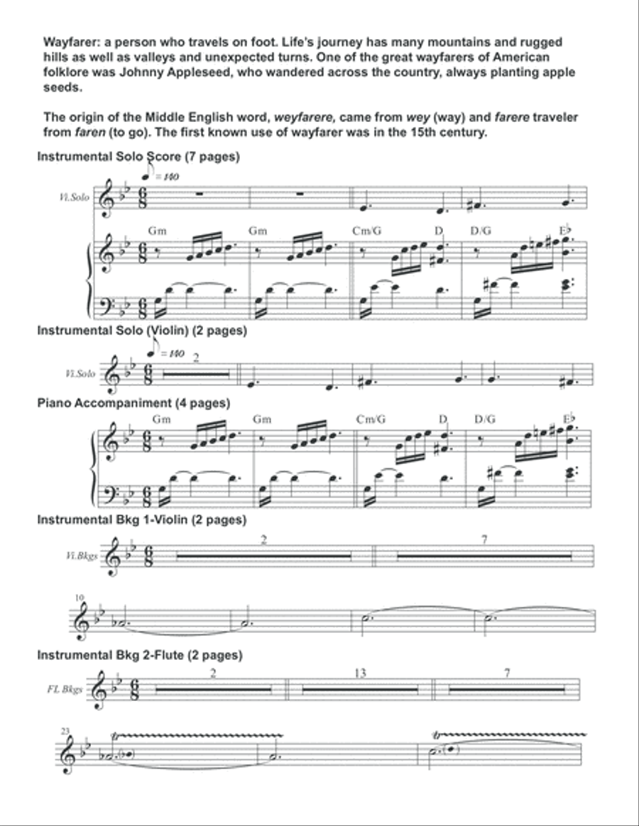 Wayfarer Inst. Solo Score Flute scores gallery preview page 2