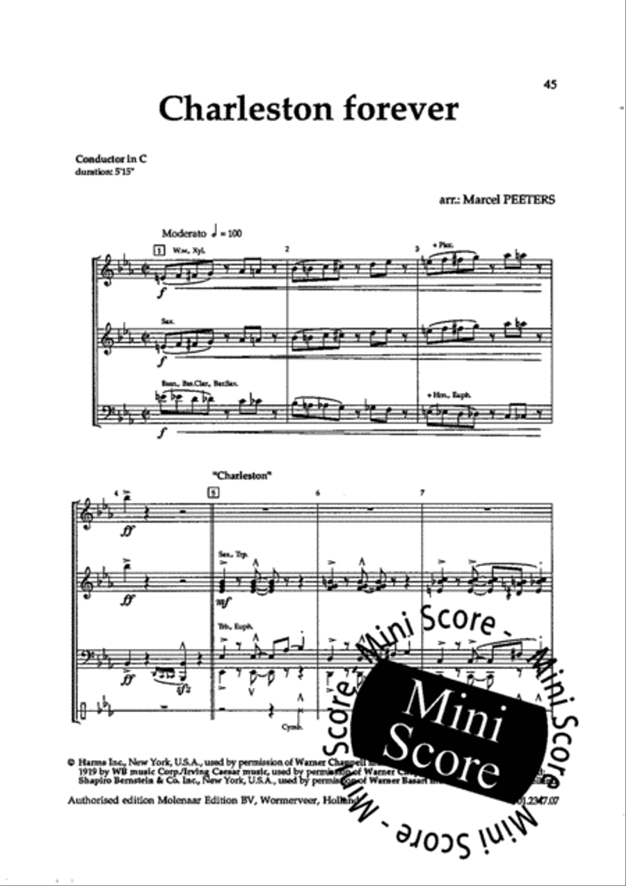 Charleston Forever Charleston Forever Big Band scores gallery preview page 49