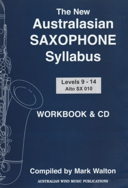 Australasian Alto Sax Syllabus Book/CD Lev 9 - 14