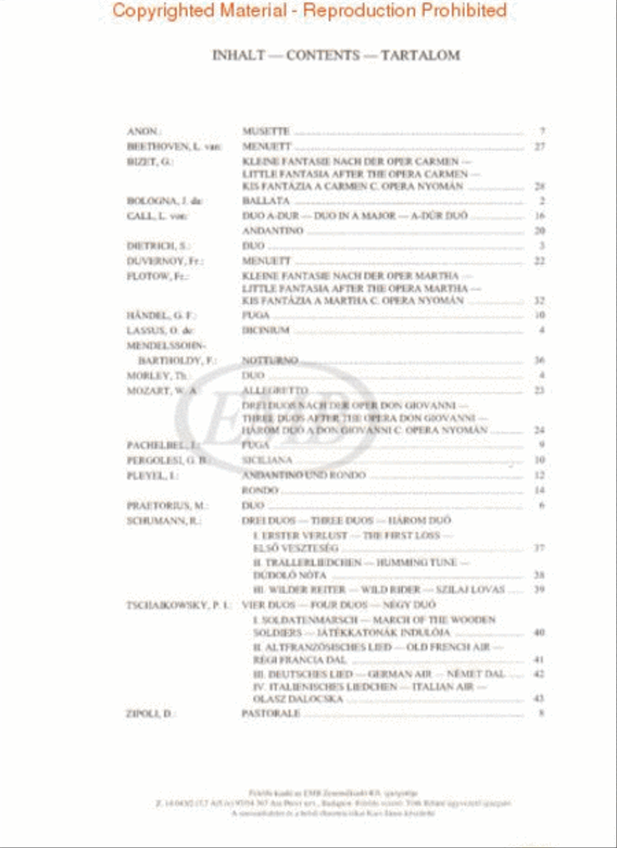 Flute Duos for Beginners - Volume 2 Flute Duet scores gallery preview page 2
