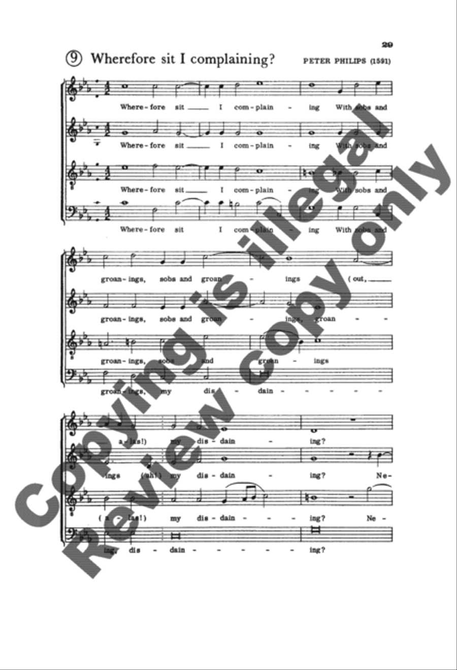 Invitation to Madrigals, Book 5 4-Part scores gallery preview page 11