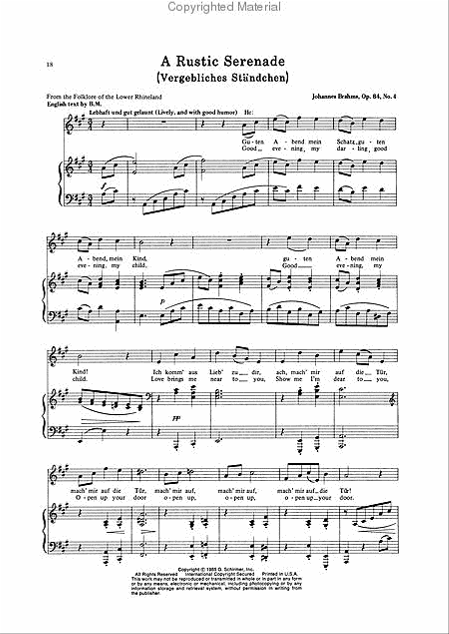 Humorous Art Songs Voice Solo scores gallery preview page 3