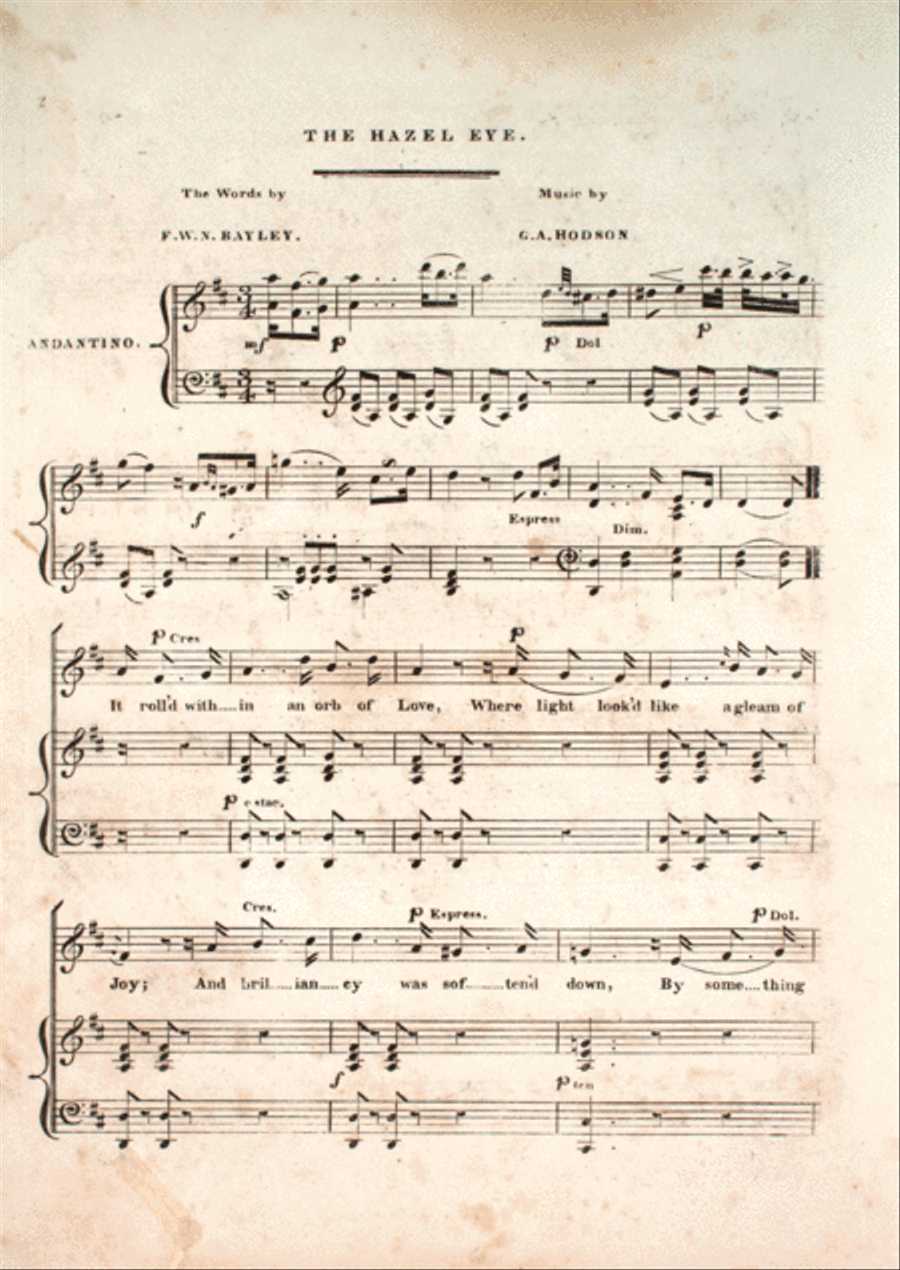 The Hazel Eye. A Ballad Voice scores gallery preview page 2