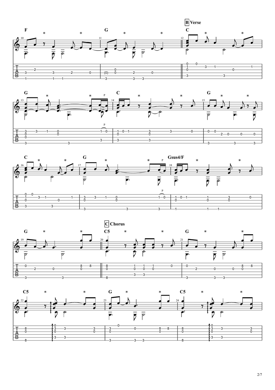 Check It Out Acoustic Guitar scores gallery preview page 2