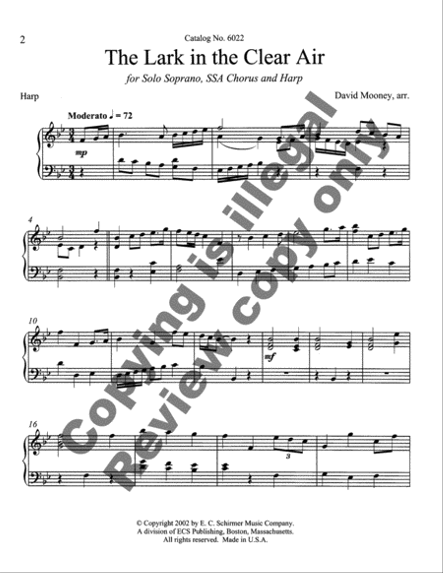 The Lark in the Clear Air SSA scores gallery preview page 3