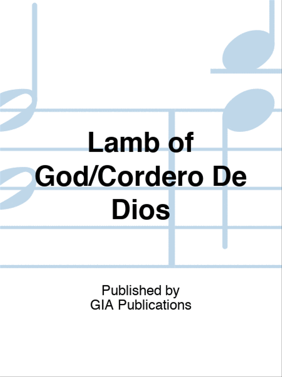 Lamb of God/Cordero De Dios Piano and Keyboard scores gallery preview page 1