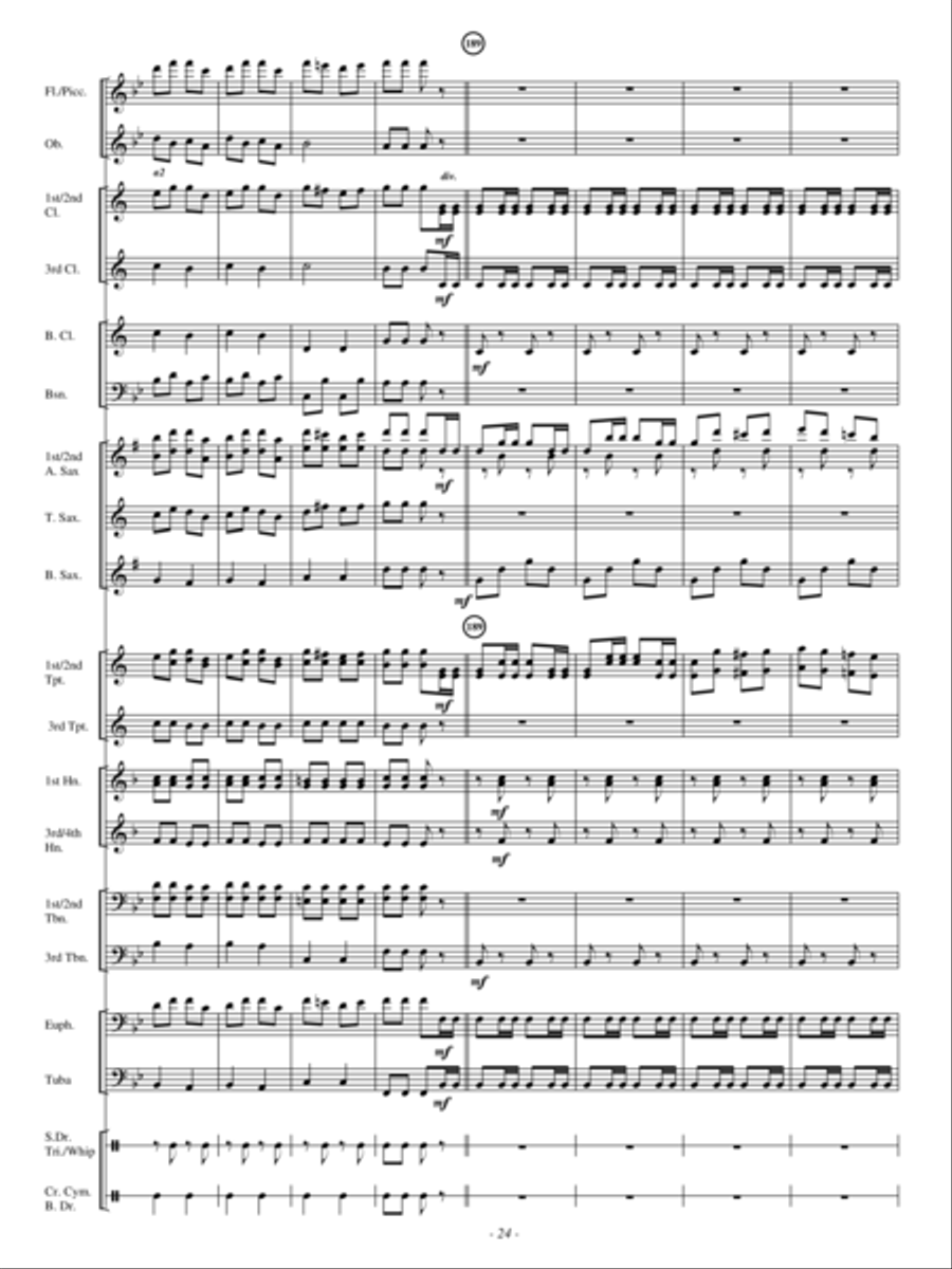 A Hunting Scene A Hunting Scene Concert Band scores gallery preview page 23