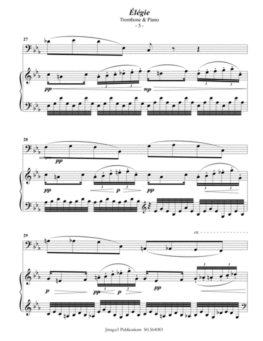 Fauré: Élégie Op. 24 for Trombone & Piano image number null