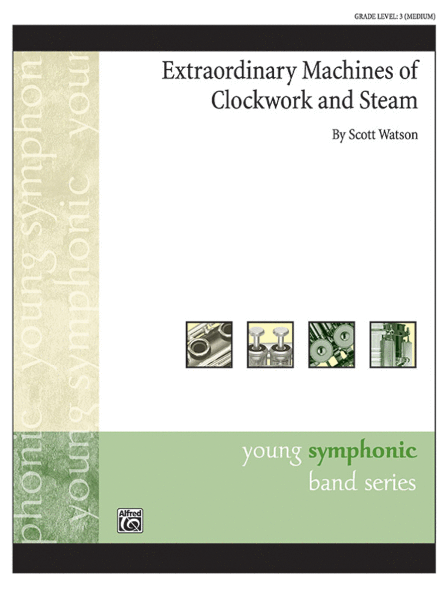Extraordinary Machines of Clockwork and Steam Concert Band scores gallery preview page 1