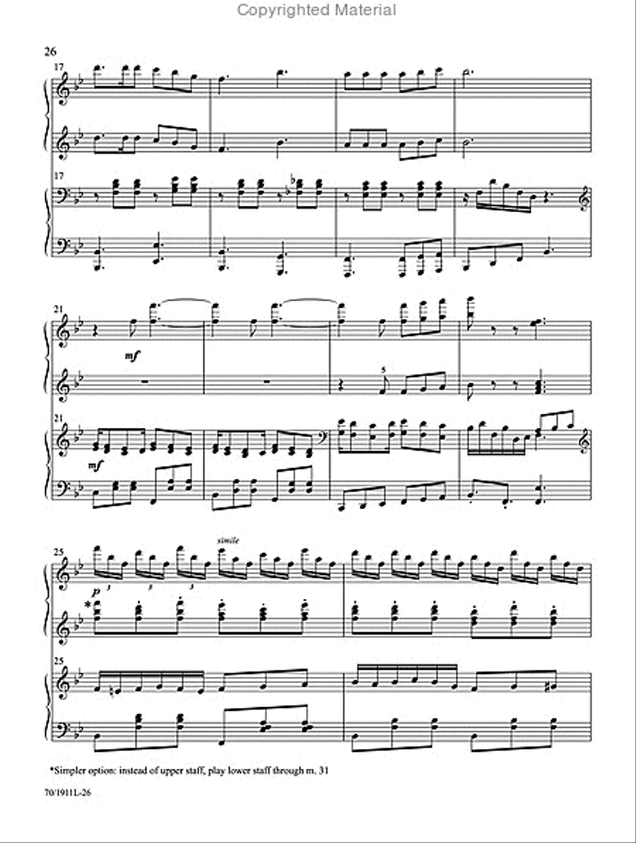 Give Me That Old-Time Religion Piano Duet scores gallery preview page 15