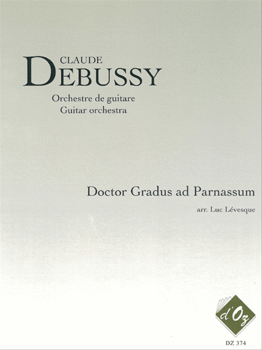 Doctor Gradus ad Parnassum Guitar Ensemble scores gallery preview page 1