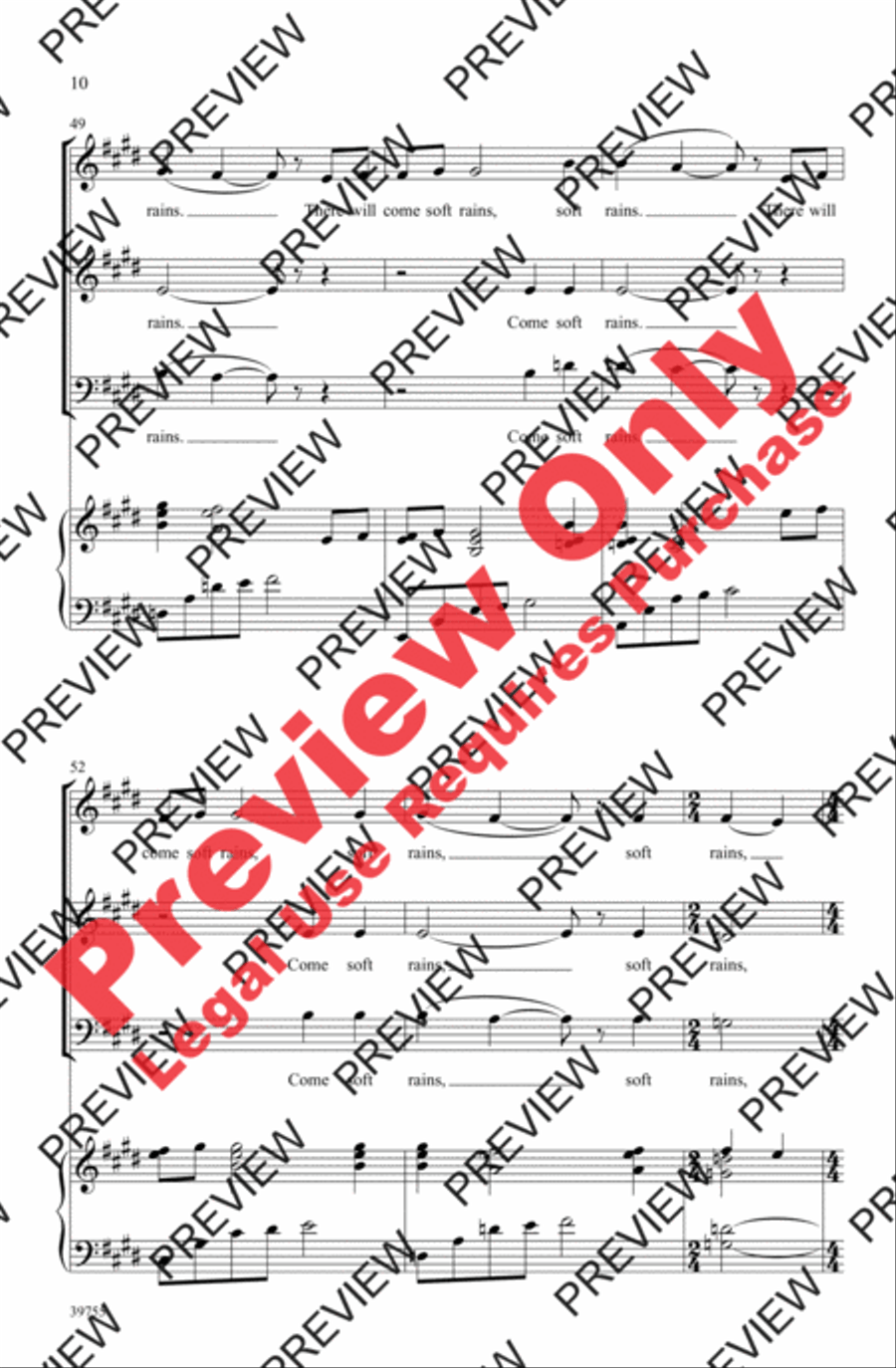 There Will Come Soft Rains 3-Part scores gallery preview page 10
