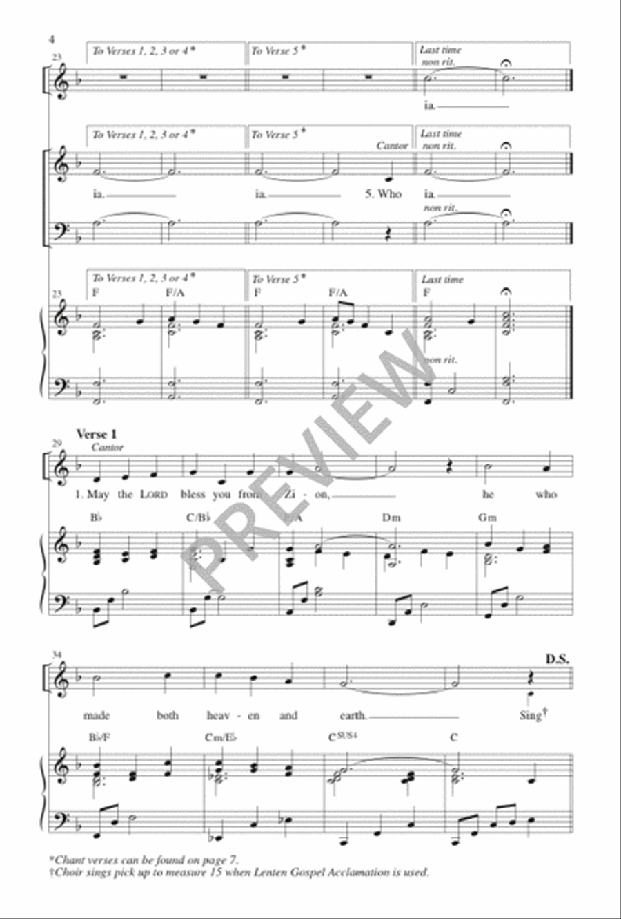 Acclamations for the Order of Celebrating Matrimony 2-Part scores gallery preview page 4