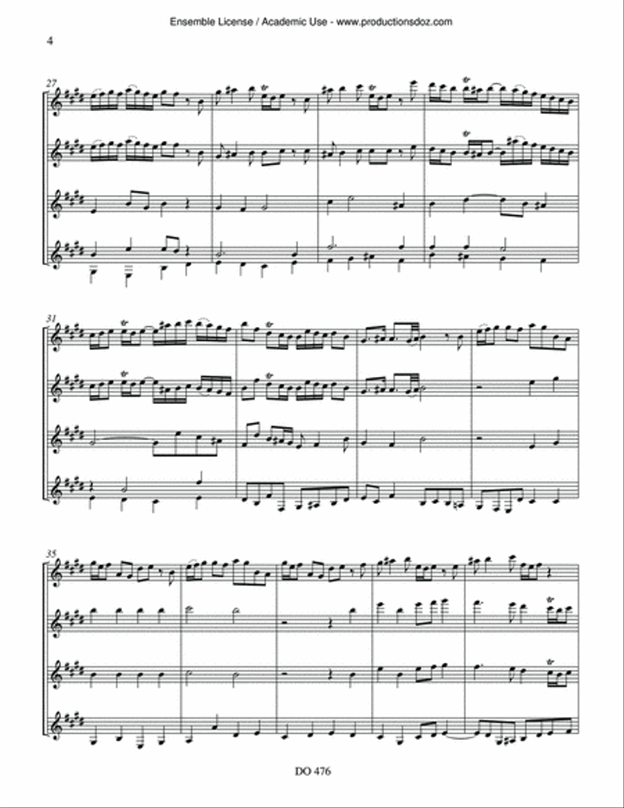 Sleepers Awake & Choral Guitar Ensemble scores gallery preview page 4