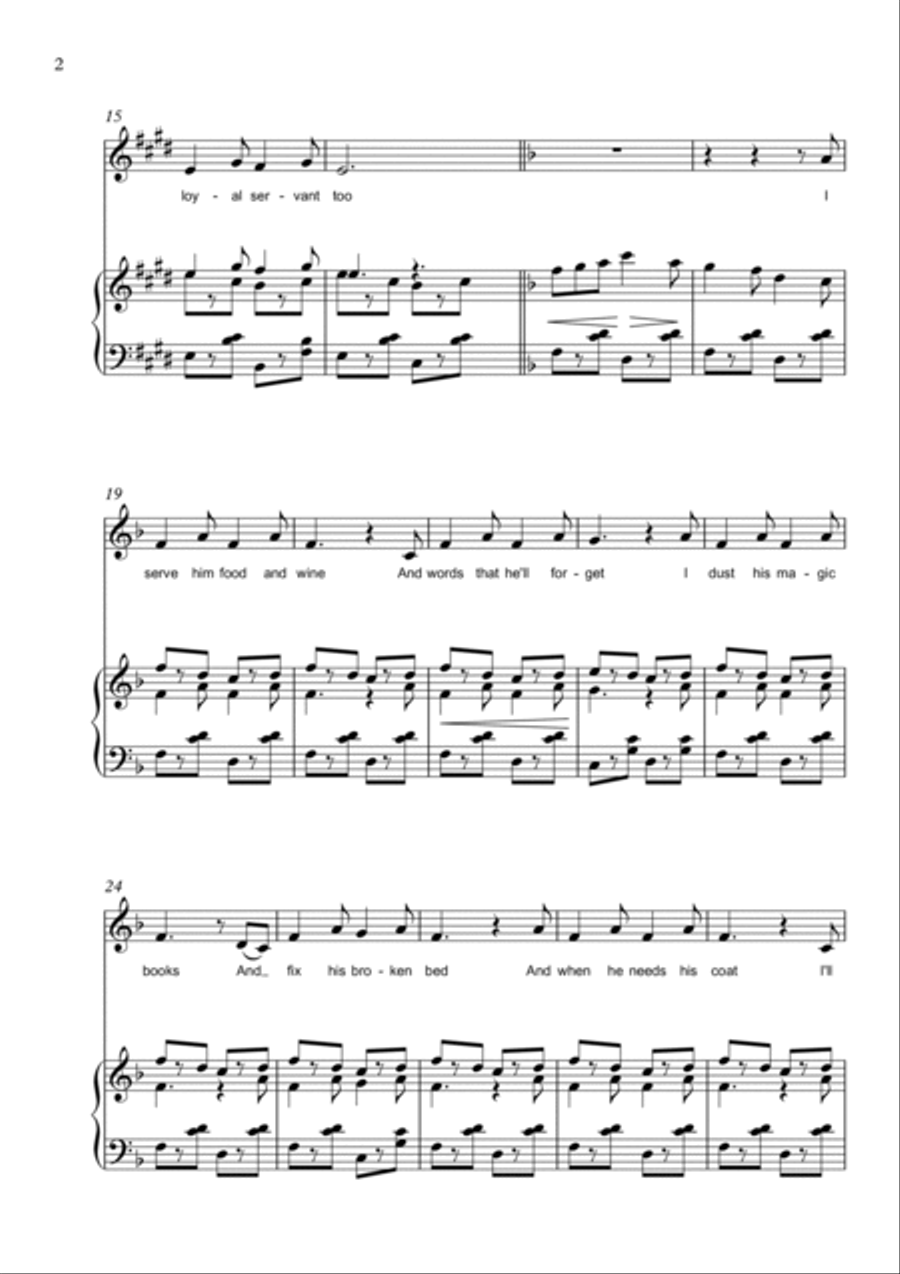 The Witch of Woccabocca - Chin Lee Voice scores gallery preview page 2