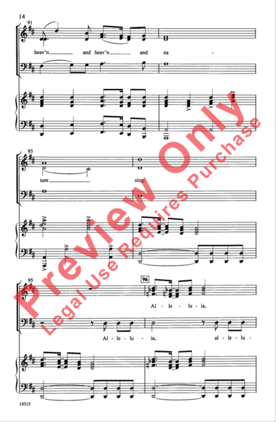 Joy: A Medley of Carols Joy: A Medley of Carols 3-Part scores gallery preview page 14