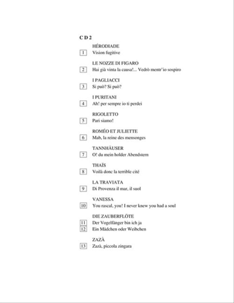 Arias for Baritone image number null