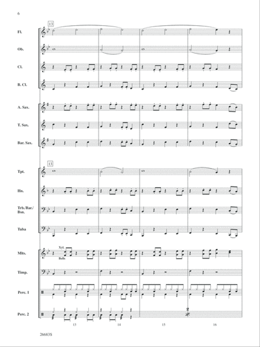 Guantanamera: Score Concert Band scores gallery preview page 6