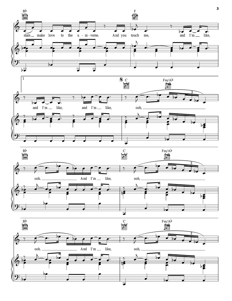 Empire Piano, Vocal, Guitar scores gallery preview page 3