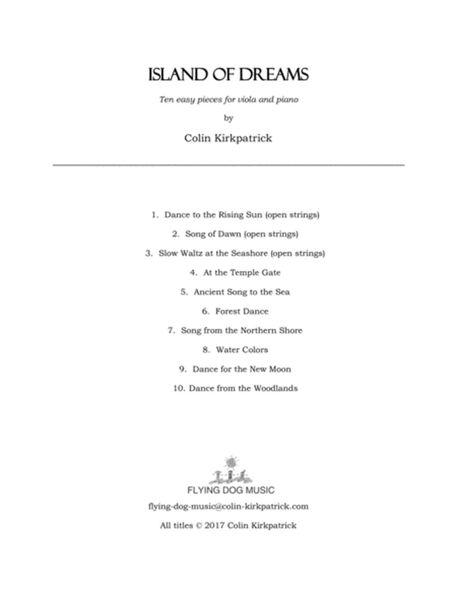 Island of Dreams (viola and piano) image number null