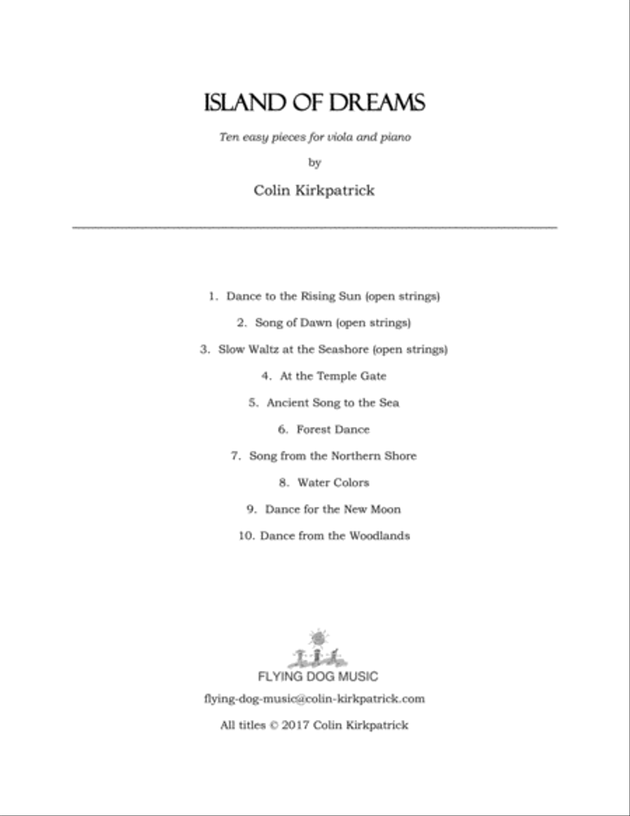 Island of Dreams (viola and piano) Piano scores gallery preview page 3