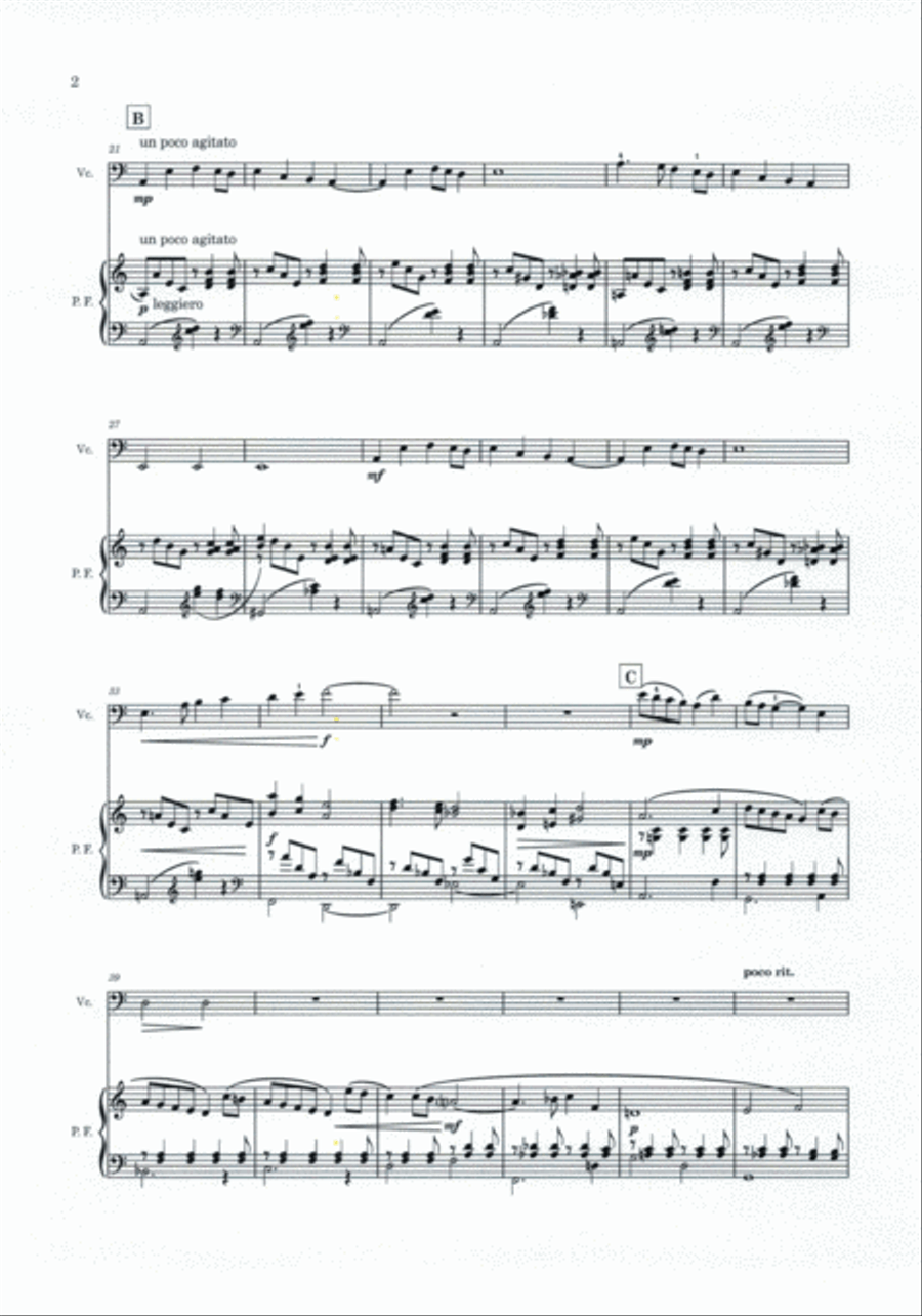 Wendy's Wish (Romance) Piano scores gallery preview page 2