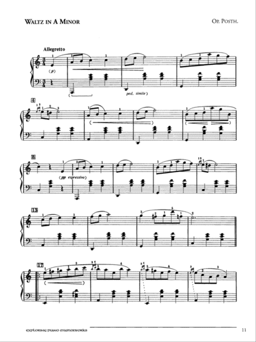 Exploring Piano Masterworks Piano Solo scores gallery preview page 9