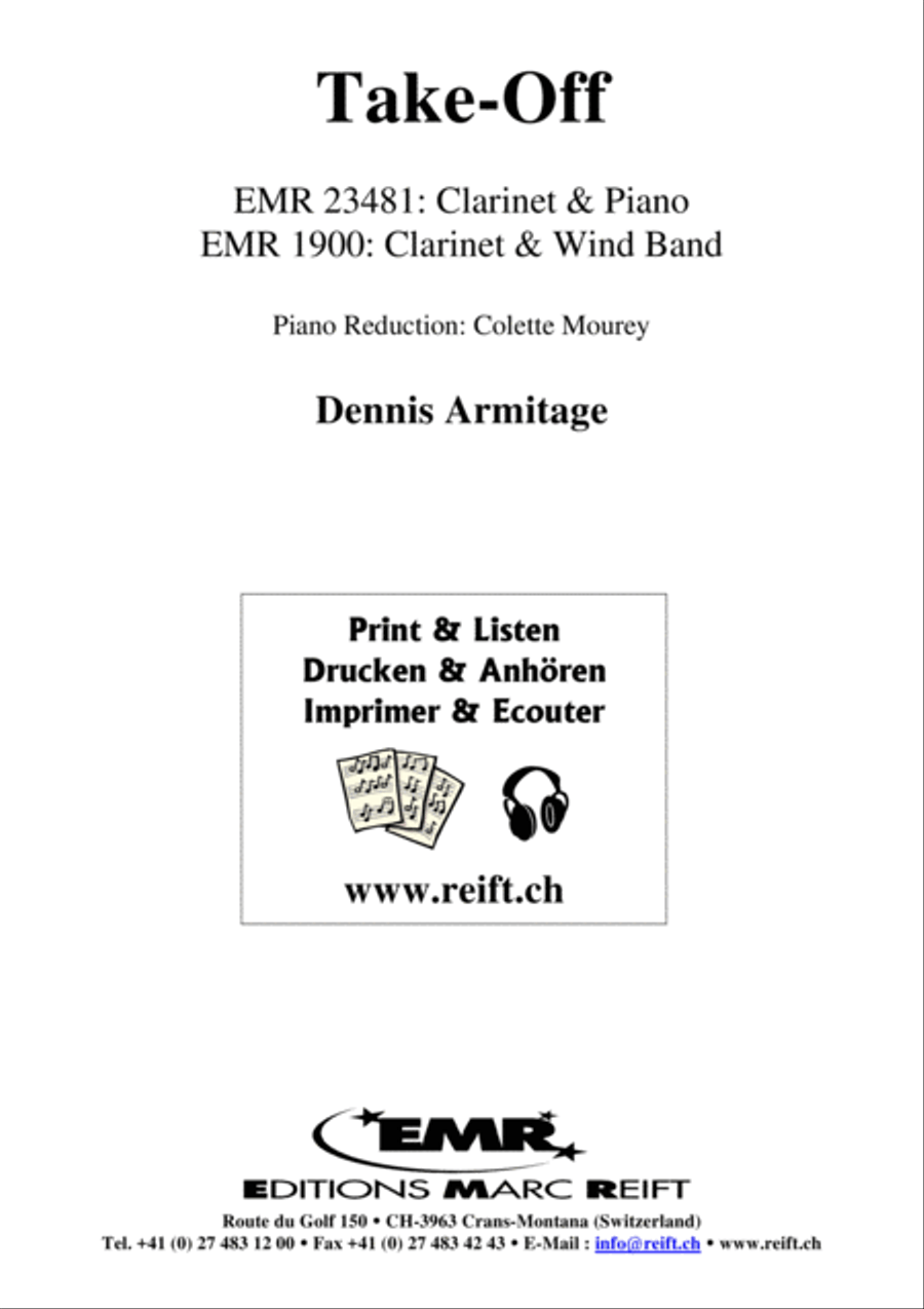 Take-Off Clarinet Solo scores gallery preview page 2