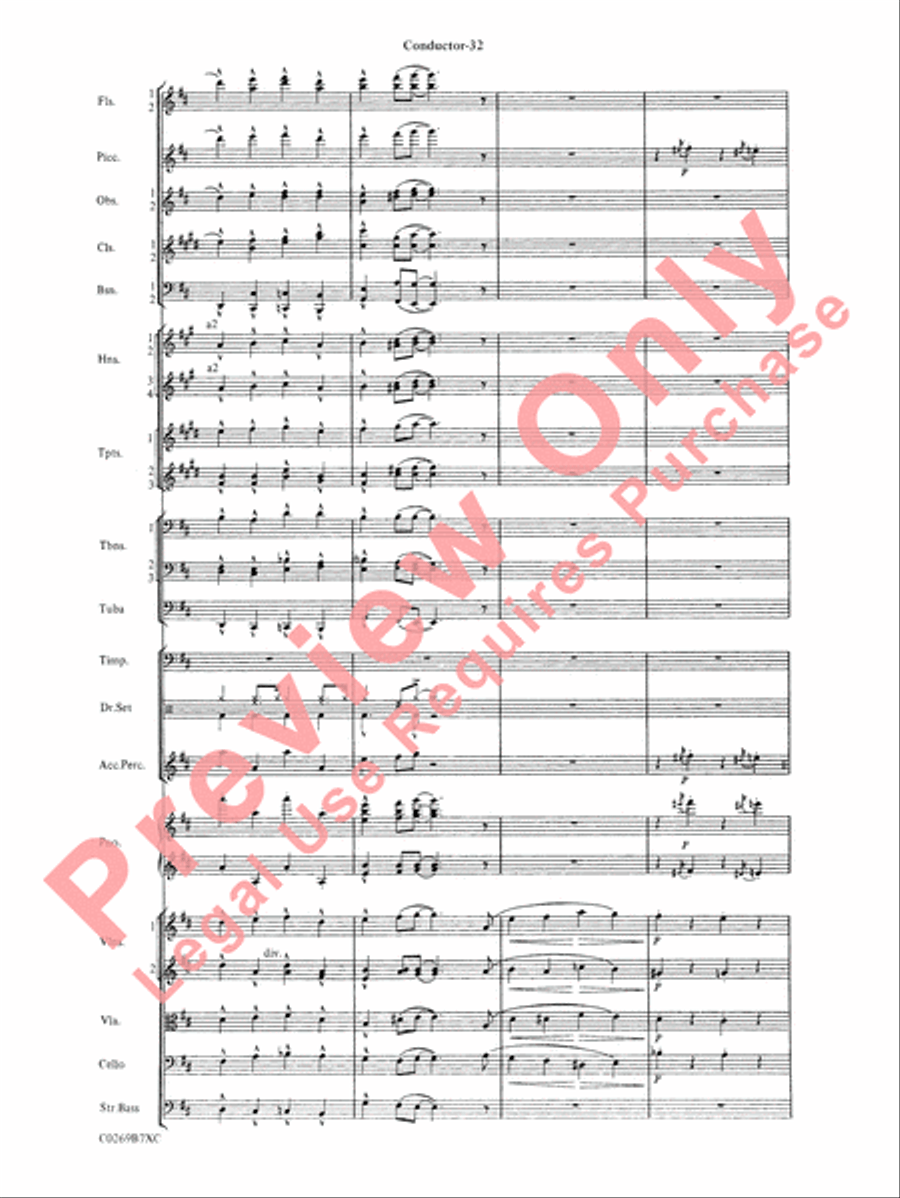 Leroy Anderson Favorites Leroy Anderson Favorites Full Orchestra scores gallery preview page 35