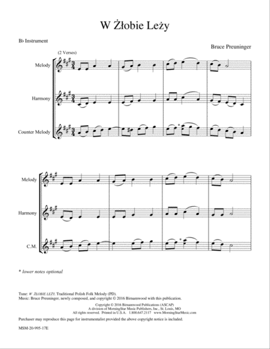 W Zlobie Lezy Piano and Keyboard scores gallery preview page 1