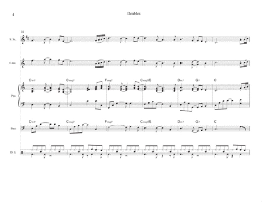 Doubles Jazz Ensemble scores gallery preview page 6