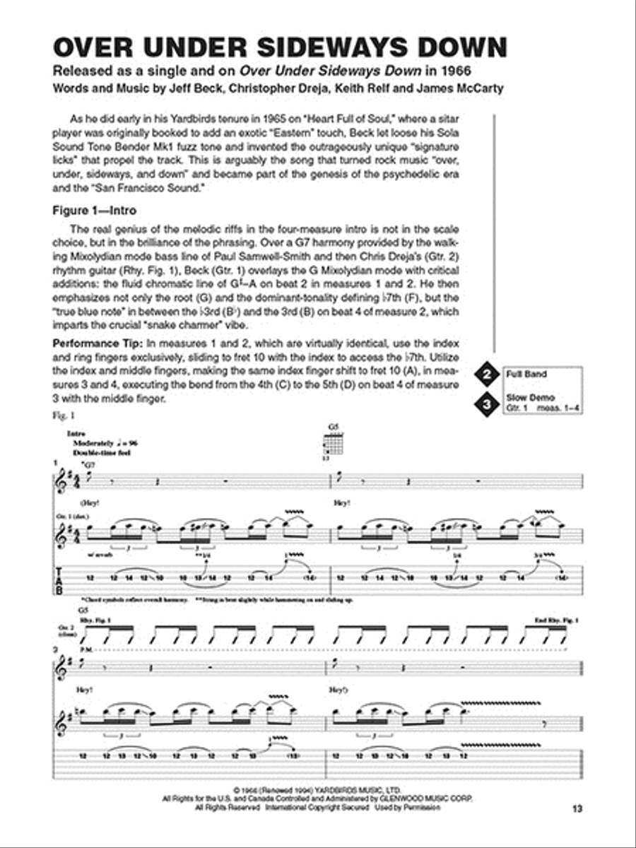 Jeff Beck Electric Guitar scores gallery preview page 3