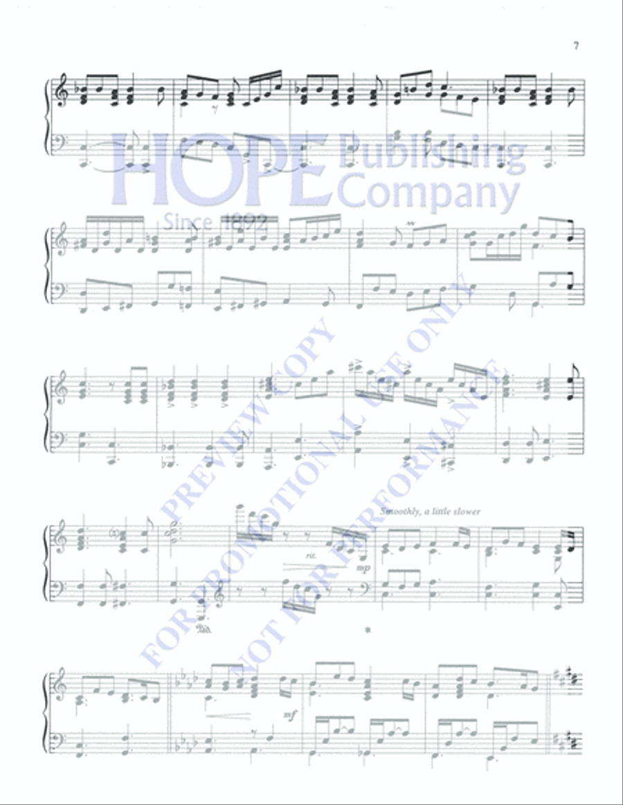 Amazing Grace Amazing Grace Piano Solo scores gallery preview page 13