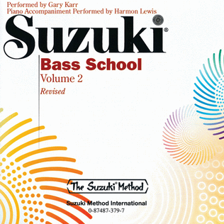 Book cover for Suzuki Bass School, Volume 2