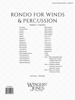 Rondo for Winds and Percussion - Full Score
