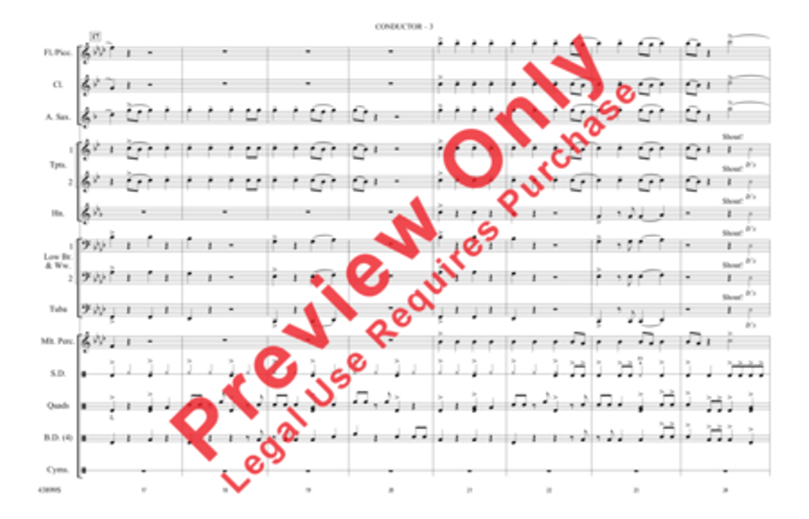 This Is How We Do Marching Band scores gallery preview page 4