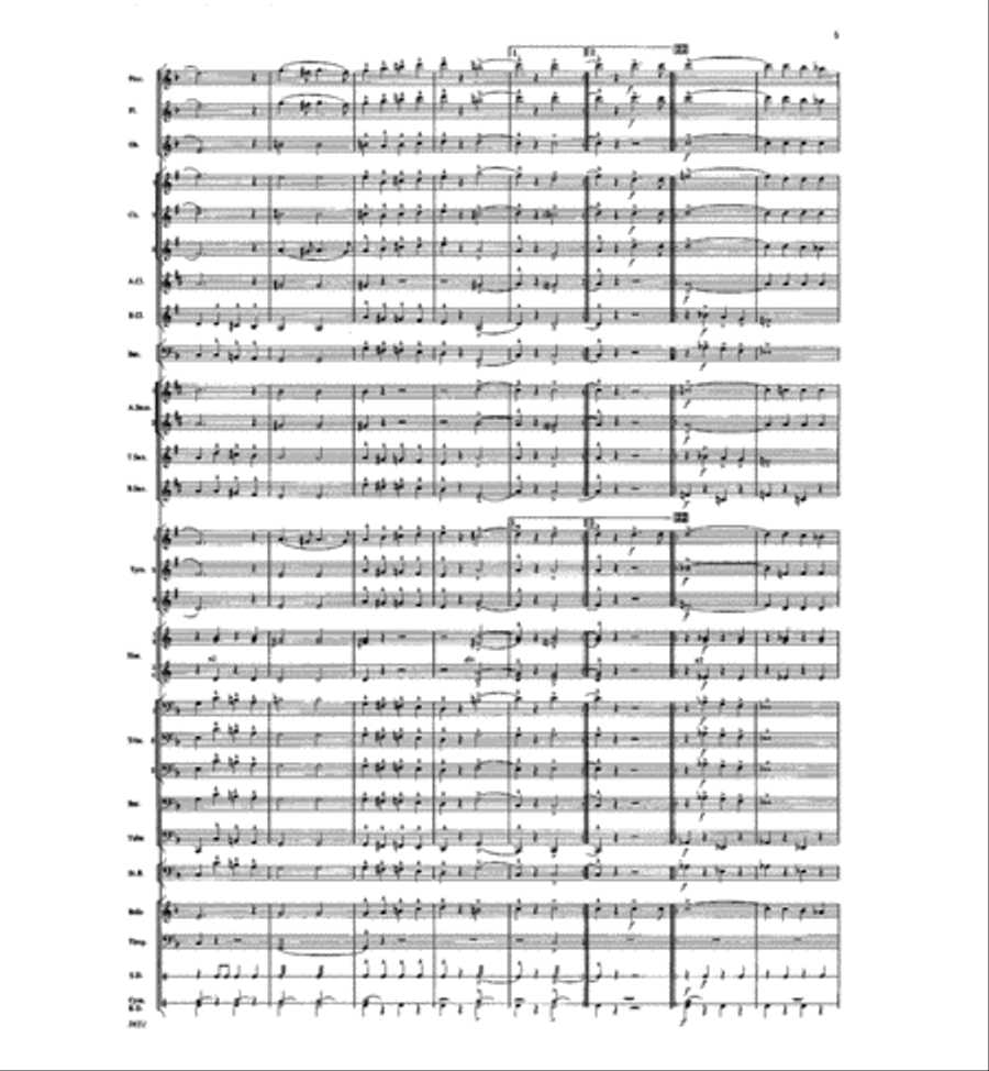 Allied Honor Allied Honor Concert Band scores gallery preview page 4
