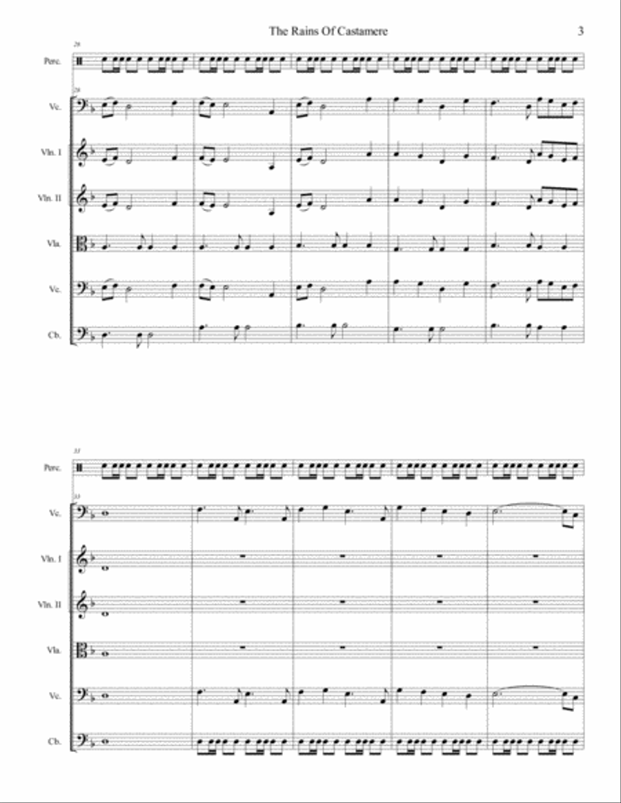 The Rains Of Castamere The Rains Of Castamere String Orchestra scores gallery preview page 4