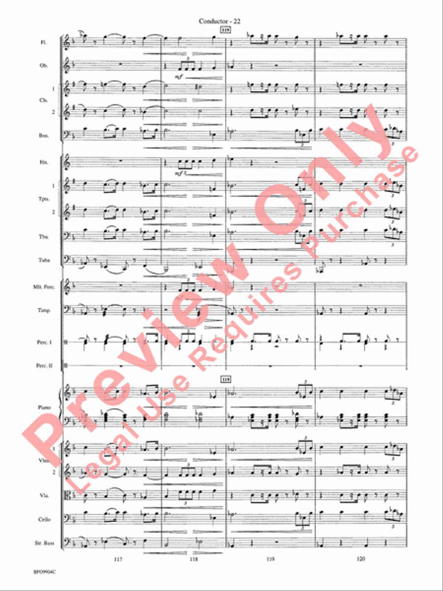 Commencement Suite Full Orchestra scores gallery preview page 25