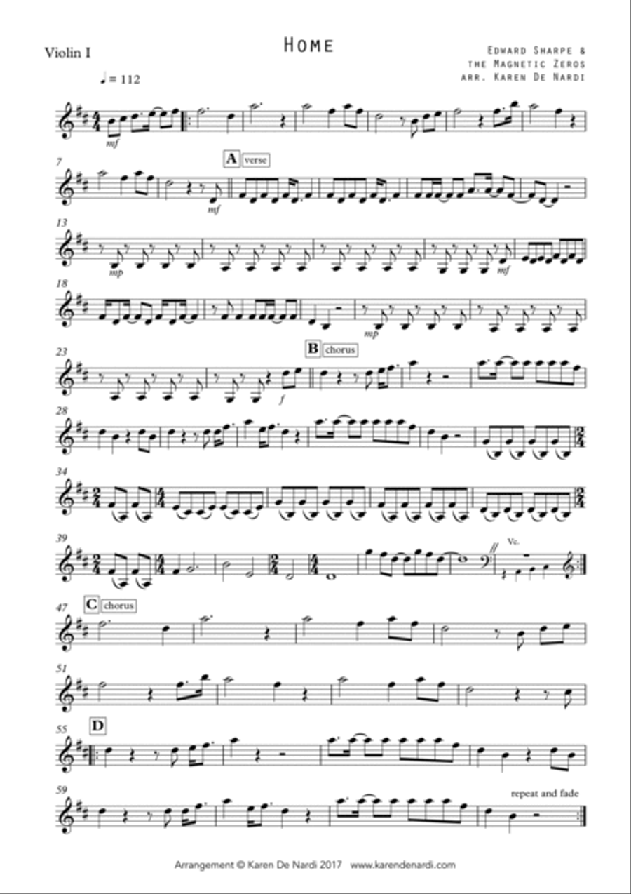 Home String Quartet scores gallery preview page 4