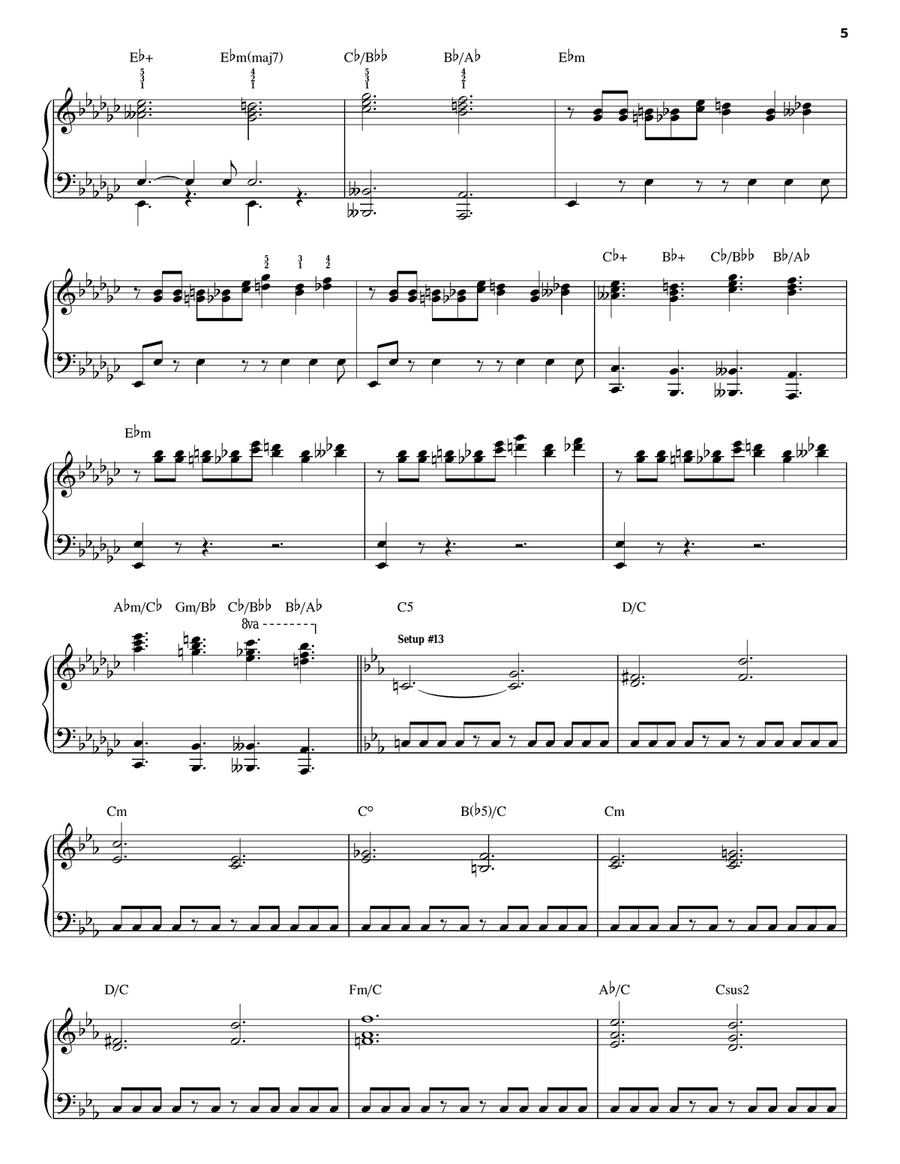 Six Degrees Of Inner Turbulence: I. Overture Voice scores gallery preview page 5