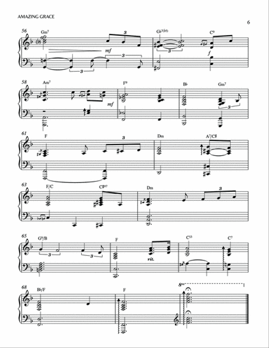 Melodies of Grace Songbook Piano Solo scores gallery preview page 6