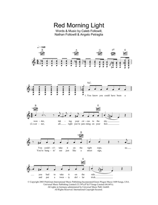 Red Morning Light