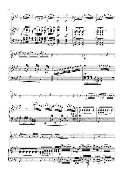 Larghetto for Clarinet in A and Piano