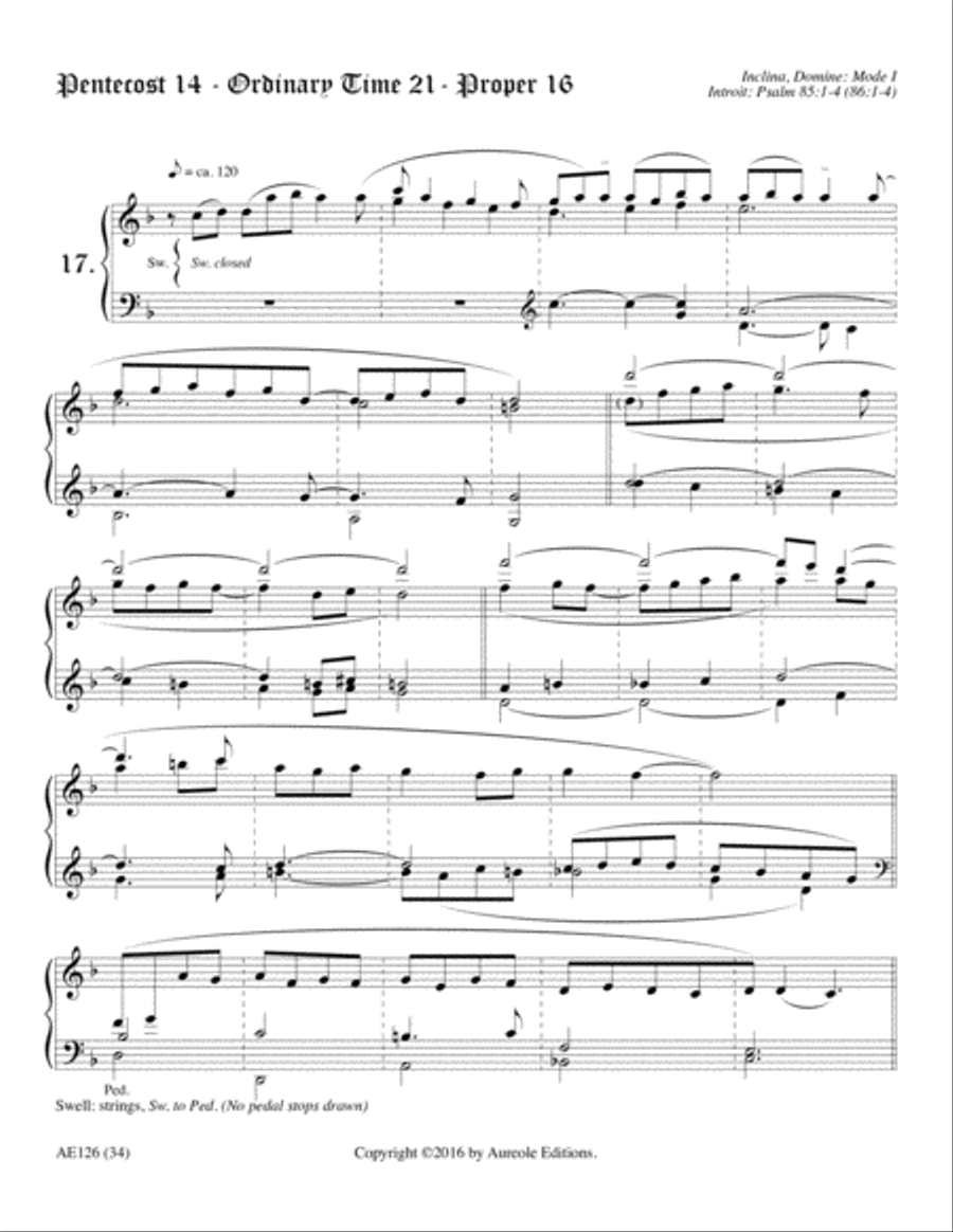 A Gregorian Liturgical Year for Organ, Volume 3 Organ scores gallery preview page 37