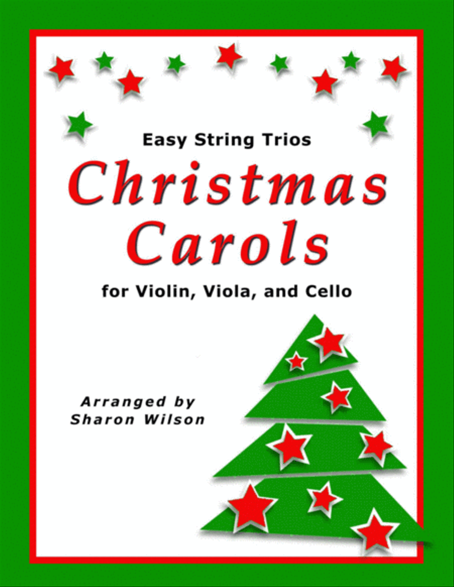 Easy String Trios: Christmas Carols (A Collection of 10 Easy Trios for Violin, Viola, and Cello) String Trio scores gallery preview page 1