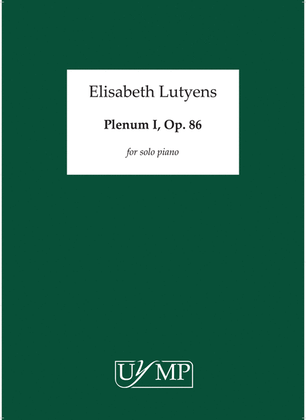 Book cover for Plenum 1 Op.87