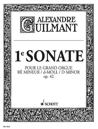 Book cover for Sonata 1 D Minor Op. 42